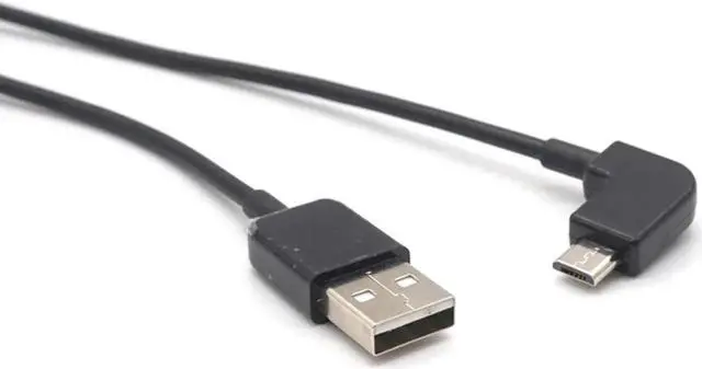 Alt view image 4 of 6 - USB 2.0 male to Micro USB left elbow 90 degree mobile phone tablet charging data cable 3m(9.84 ft)