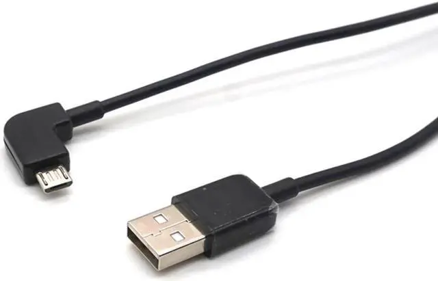 Main image of USB 2.0 male to Micro USB left elbow 90 degree mobile phone tablet charging data cable 3m(9.84 ft)