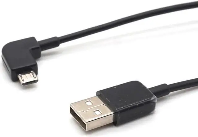 Alt view image 5 of 6 - USB 2.0 male to Micro USB left elbow 90 degree mobile phone tablet charging data cable 3m(9.84 ft)