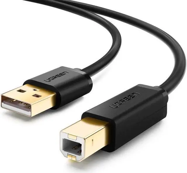 Alt view image 5 of 7 - USB Printer Cable USB 2.0 Type A Male to B Male Scanner Cord High Speed Computer Printer Cable for Brother, HP, Canon, Lexmark, Epson, Dell, Xerox, Samsung etc (9.8 Feet)