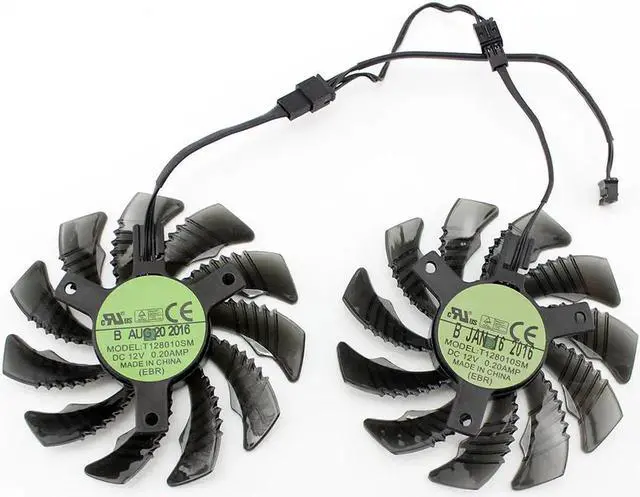 Alt view image 4 of 5 - 78MM T128010SM GTX960 FAN 12V Cooling Fan GV-N960OC For Gigabyte GTX 960 fan Graphics Video Card Cooler Fan PLD08010S12H fan