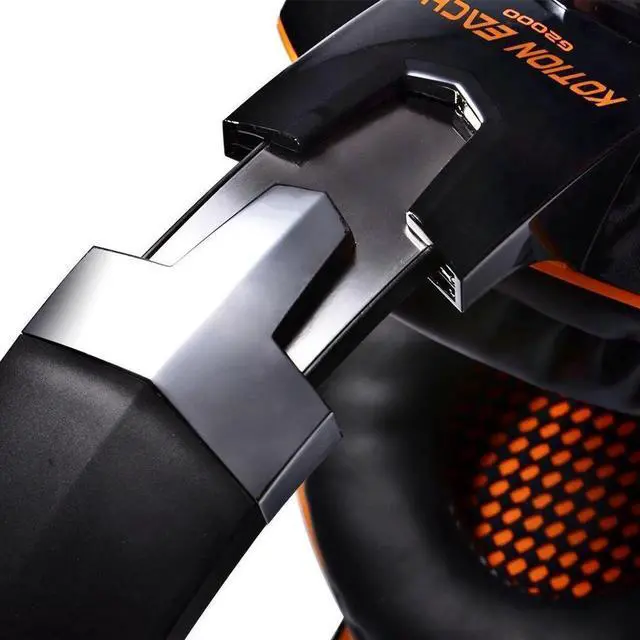 Alt view image 2 of 7 - Professional Stereo Bass Game Headphone with Mic and LED Light, Gaming Headset Wired Earphone Noise Canceling for PC Computer