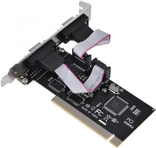 Alt view image 2 of 5 - to Dual Serial DB9 RS232 RS-232 2 Port Extension Adapter Card for Desktops for Windows 2000/2003/XP