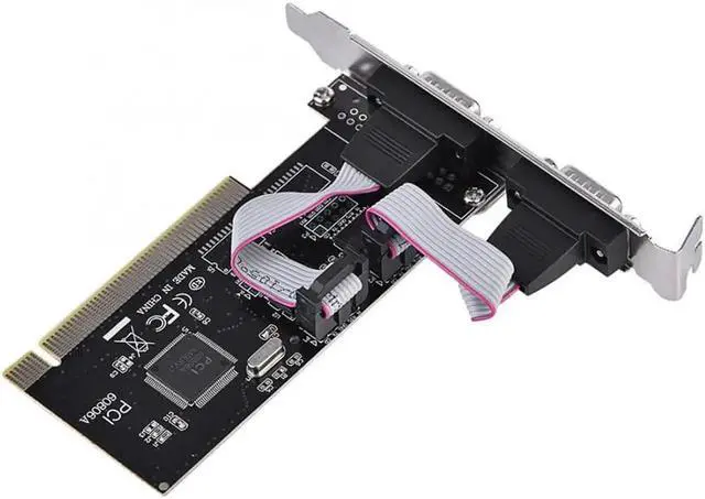 Alt view image 3 of 5 - to Dual Serial DB9 RS232 RS-232 2 Port Extension Adapter Card for Desktops for Windows 2000/2003/XP