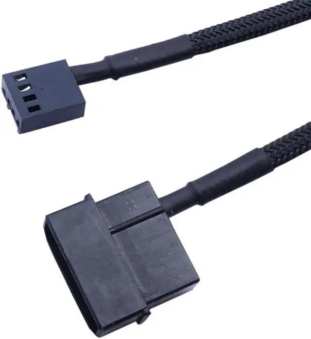 Alt view image 5 of 6 - Fan Hub Splitter 1 to 5 Ports 4 Pin PWM Regulator 12V Power Cable Hub Adapter for CPU Cooler Case Chasis Cooling Fan