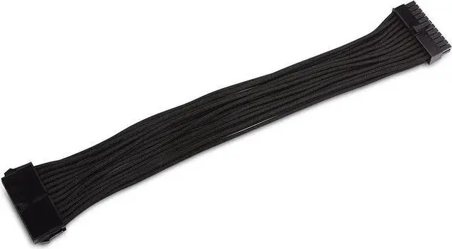 Alt view image 6 of 6 - 12 Inches ATX 24 Pin Motherboard Cable ATX to Motherboard Extension Cable Extend ATX 24-Pin Power Supply Cable