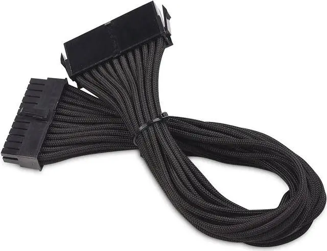 Alt view image 5 of 6 - 12 Inches ATX 24 Pin Motherboard Cable ATX to Motherboard Extension Cable Extend ATX 24-Pin Power Supply Cable