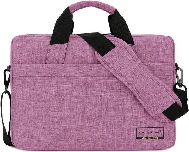 Alt view image 2 of 7 - 13"Laptop Shoulder Bag Messenger Bag for Macbook Air PRO Retina Laptop / Notebook / MacBook / Ultrabook / Chromebook Computers,(13-13.3 Inch,Purple)