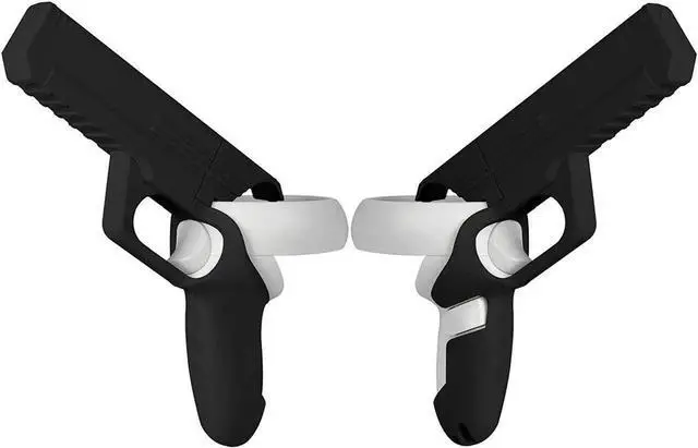 Alt view image 7 of 7 - VR Game Gun for Oculus Quest 2 Controllers Pistol Case, Enhanced FPS Gaming Experience -Compatible with Pistol Whip VR Game, Enhanced FPS Gaming Experience