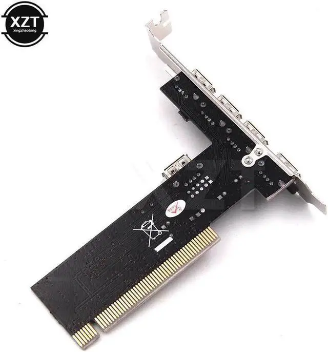 Alt view image 3 of 5 - 1pcs High Speed VIA HUB PCI Controller USB Card 2.0 4 Port 480Mbps Adapter PCI Cards