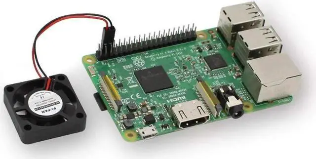 Alt view image 7 of 7 - Raspberry Pi Fan,Raspberry Pi Cooling Fan 30x30x7mm Brushless CPU Cooling Fan for Raspberry Pi 3 B+, Pi 3, Pi 2, Pi 1 B+, RetroFlag NESPI Case