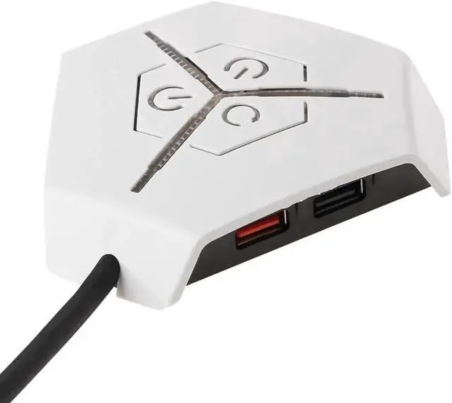 Alt view image 3 of 5 - 1Pcs Dual USB Ports Waterproof Desktop Computer PC Case Power Supply ON/OFF Button Switch Support PCI Connection High Quality