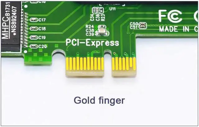 Alt view image 3 of 5 - Card 4 Port Gigabit Ethernet 10/100/1000M PCI-E PCI Express To 4X Gigabit Ethernet Card LAN Adapter for Desktops