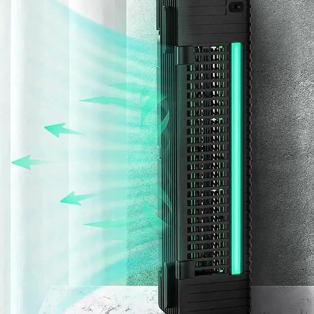 Alt view image 7 of 7 - Laptop Radiator Bladeless Fan Turbine High Air Volume Vooling Base RGB Llight Notebook PC Base Bracket