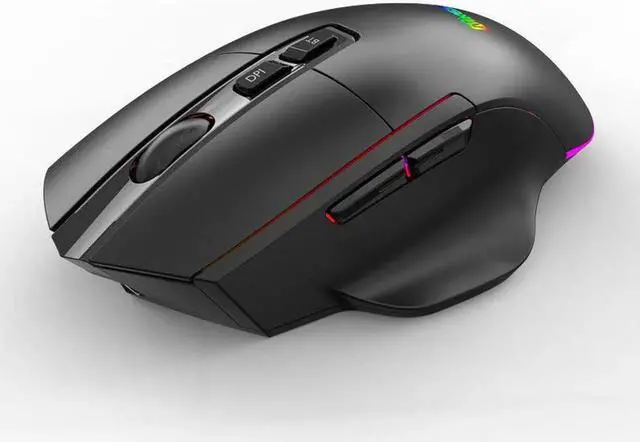 Main image of 2.4Ghz + Bluetooth Mouse Three Mode Rechargeable Wireless RGB Gaming Mouse Quiet 7 Key Office Game Mice Computer Accessories