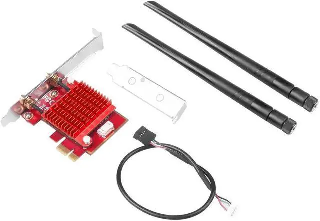 Alt view image 4 of 5 - 3000Mbps AX200 802.11AX Wifi 6 PCI-e Network Card Bluetooth 5.0 Wireless Wifi6 PCI Express Antena Wifi 5G Adapter AX200NGW