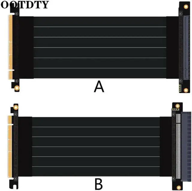 Main image of PCI E 3.0 16X Graphics Card vertical kickstand/base A TX case Flexible Extension Cable Riser Card Adapter for GPU