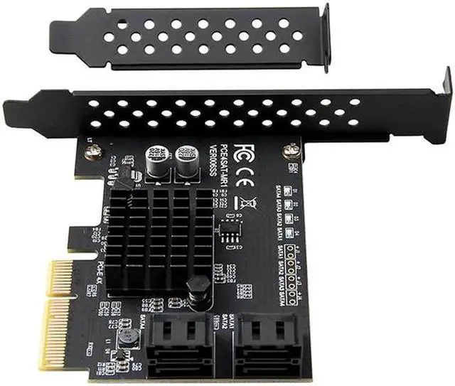 Alt view image 5 of 5 - Express Raid Card 4Port SATA 3.0 Add On Card Marvell 88SE9230 Chip E SATA Raid Controller -E to SATA HDD SSD Raid Card