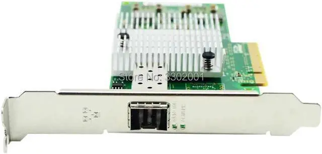 Alt view image 2 of 5 - 10Gb PCI-E NIC Network Card 82599EN Chipset for X520-DA1 Converged Network Adapter(NIC) Single SFP + Port, PCI Express X8