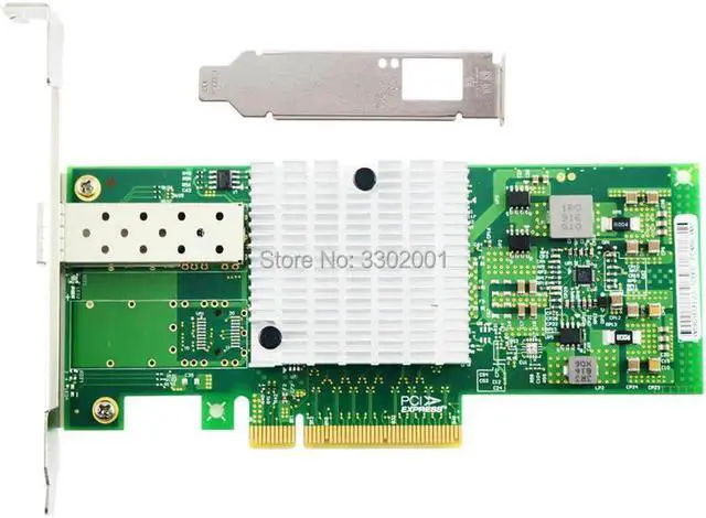 Alt view image 5 of 5 - 10Gb PCI-E NIC Network Card 82599EN Chipset for X520-DA1 Converged Network Adapter(NIC) Single SFP + Port, PCI Express X8