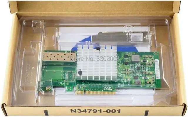 Alt view image 3 of 5 - 10Gb PCI-E NIC Network Card 82599EN Chipset for X520-DA1 Converged Network Adapter(NIC) Single SFP + Port, PCI Express X8