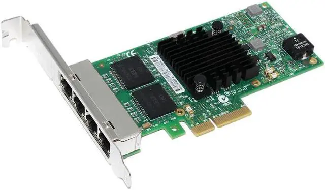 Main image of Card PCI-Express PCIe X4 Four RJ45 Gigabit Ports Server Adapter NIC I350-T4
