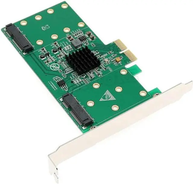 Alt view image 3 of 5 - 4 Ports mSATA to PCI-e x2 Adapter with RAID PCI Express 2.0 to 4x mSATA Host Adapter setup RAID 0 1 and 10