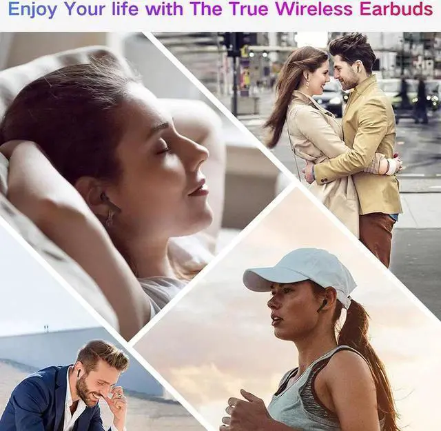 Alt view image 6 of 7 - Wireless Earphones, Bluetooth In Ear Headphones Soicear Wireless Bluetooth 5.0 Earbuds Wireless Headphones With Mic/Touch Control/Charging Case