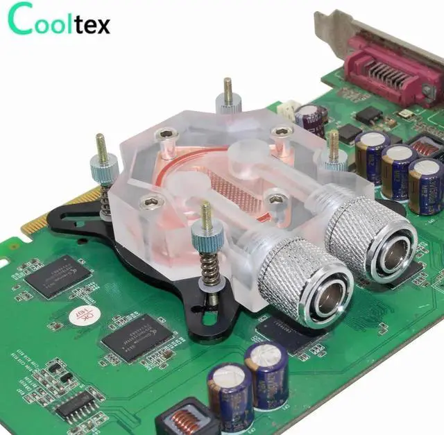 Alt view image 3 of 6 - New GPU Water Block Video Graphics Card Water Cooling Block watercooled block Radiator cooler Hole Spacing 42mm-62mm