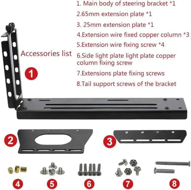 Alt view image 3 of 4 - 2021 New Graphics Card Vertical Holder Computer PCIe 3.0 Vertically GPU Bracket Case kickstand base for RTX3060 3070 RX