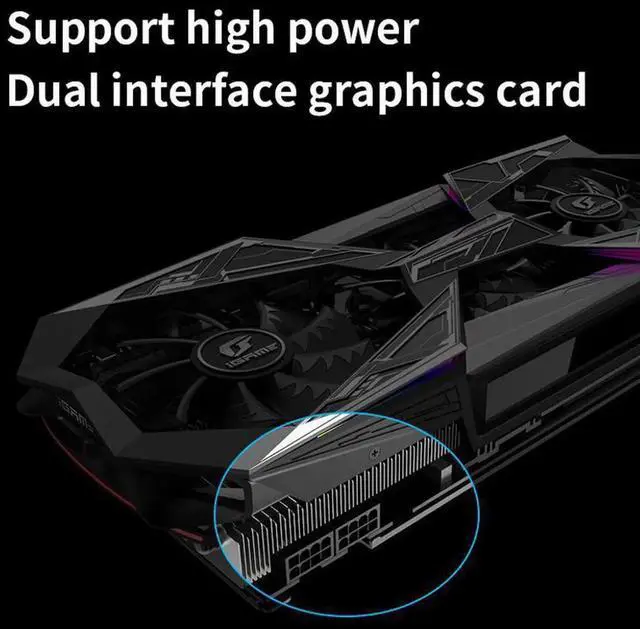 Alt view image 4 of 6 - 10Pcs PCIE 6 Pin to Dual 8 (6+2) Pin Graphic Video Card GPU Adapter Power Supply Motherboard Graphics Card PCI-E GPU Power Dat
