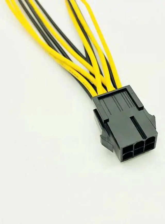 Alt view image 5 of 6 - 10PCS 6pin PCI Express to PCIe Dual 8pin Cable Motherboard Graphics Video Card PCI-e GPU VGA Splitter Hub Power Cable for Mining