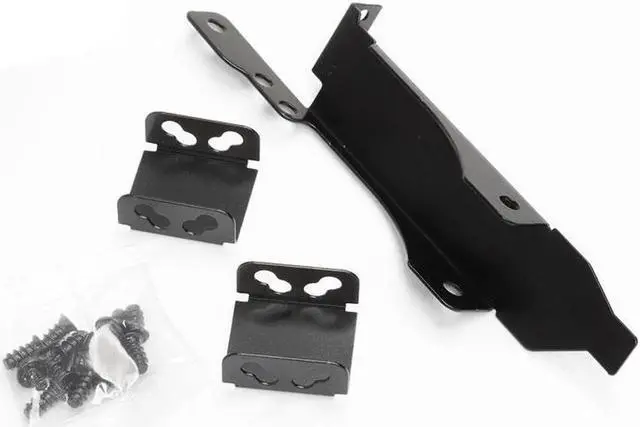 Alt view image 3 of 6 - 1 set of Fan Mounting Bracket PCI slot Dual Fan Mounting Bracket 90 Mm 120 Mm Fan Connector For Desktop Graphics Card Bracket