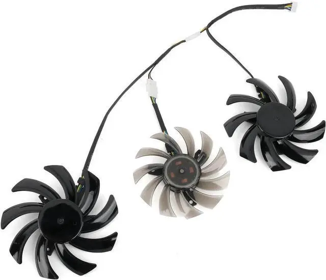 Alt view image 4 of 4 - 3Pcs/Lot New 75MM 85MM FD7010H12S Cooling Fan Replacement For Sapphire Radeon Toxic R9 270X 280X Graphics Video Card Cooer Fans