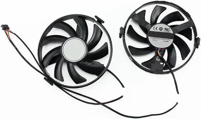 Alt view image 2 of 5 - GPU VGA Cooler Model Is FDC10H12S9-C Cooling Fan For XFX R9 370 R9 380 R9 380X R7 370 R7 360 Graphics Card Fan As A Replace J9A6