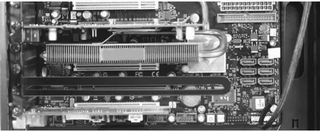 Alt view image 3 of 6 - Universal Fan Mount Bracket For PCI Side-Blown Graphics Card Cooling Fan Mount Bracket Holder