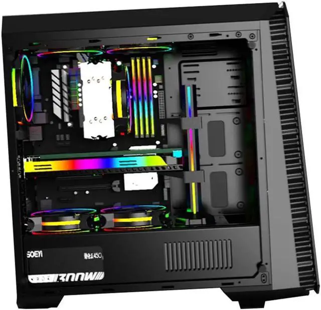 Alt view image 5 of 6 - Graphics Card Stand Frame Holder Bracket 5V SATA 5V 3Pin ARGB Video Card GPU Brace for Desktop Computer Chassis Motherboard