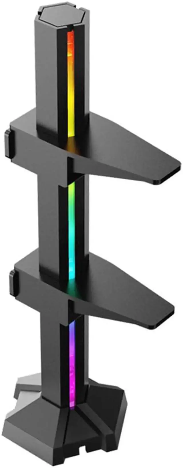 Alt view image 2 of 6 - Graphics Card Stand Frame Holder Bracket 5V SATA 5V 3Pin ARGB Video Card GPU Brace for Desktop Computer Chassis Motherboard