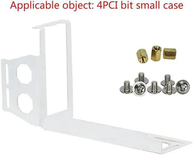 Alt view image 4 of 6 - DIY Metal Graphics Cards Vertical Bracket Riser PCI Express Stent Mount Stand Holder For PC Case Displays VGA Graphics Card