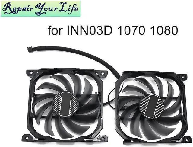 Alt view image 3 of 6 - DC 12V Computer PC Graphics Card Fan Cooler For INNO3D GTX 650 GTX650ti 660 660ti CF-12915S 85mm 95mm GPU VGA Cooling Fans New