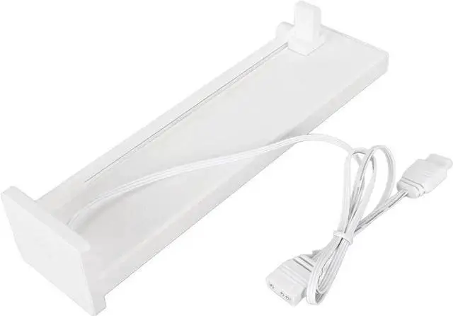 Alt view image 3 of 6 - RGB GPU Support Bracket, Magnetic Base Graphics Card GPU Brace Support, Slidable 5V 3 Pin GPU Stand Colorful Video Card Holder Bracket (White)