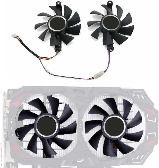 Main image of Square Hole / Round Hole Graphics Card Cooler Fan For Colorful P106-100 GTX1060 960 950 NetChi Edition Graphics Card