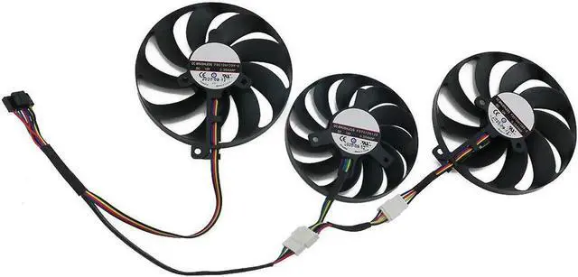 Alt view image 3 of 4 - FDC10H12D9-C FD7010H12D 7Pin 5600XT 5700XT For ASUS Radeon RX 5600 5700 XT TUF X3 EVO OC Graphics Card Cooling Fan