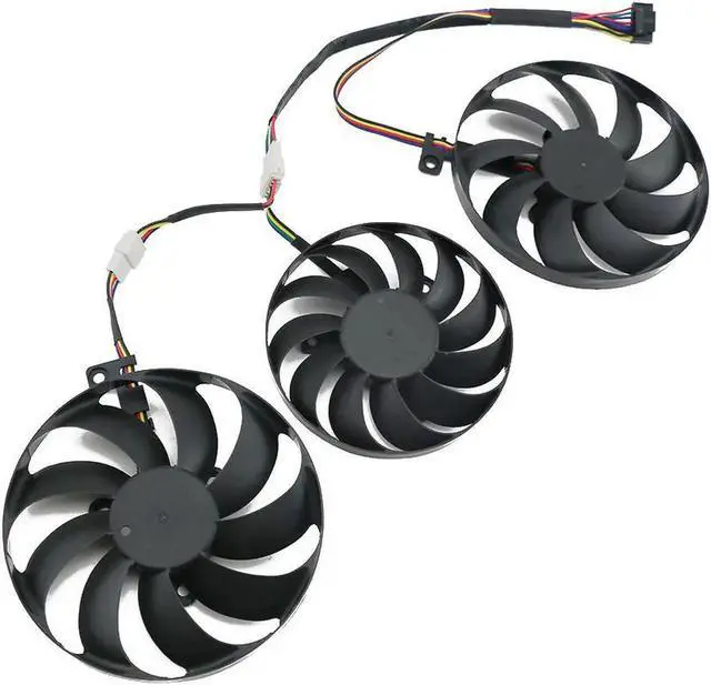 Alt view image 4 of 4 - FDC10H12D9-C FD7010H12D 7Pin 5600XT 5700XT For ASUS Radeon RX 5600 5700 XT TUF X3 EVO OC Graphics Card Cooling Fan