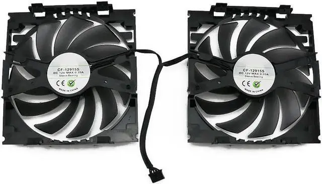 Alt view image 5 of 5 - 4pin CF-129215S GTX970 1060 GAMING OC Cooler Fan Replace for Inno3D GEFORCE GTX 960 970 X2 OC Video card Fan