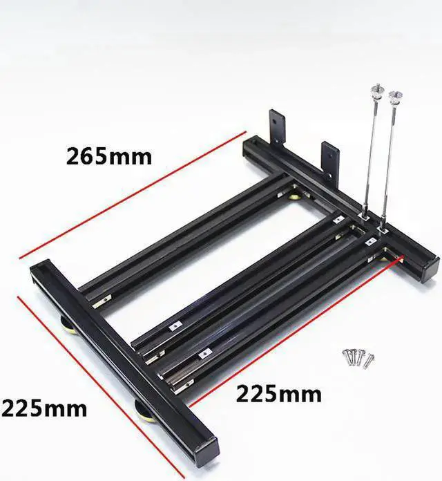 Alt view image 5 of 6 - DIY external graphics card base Graphics card holder with power base for ATX SFX PSU aluminum frame support ADT R43SG/R43SG-TU