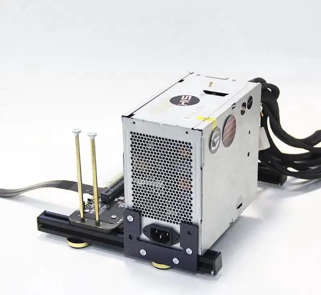 Alt view image 3 of 6 - DIY external graphics card base Graphics card holder with power base for ATX SFX PSU aluminum frame support ADT R43SG/R43SG-TU