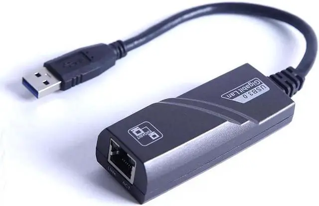 Alt view image 6 of 7 - 1000Mbps USB 3.0 to Gigabit Ethernet Adapter USB to RJ45 Network Card for Windows 10 PC Xiaomi Mi Box 3 S Nintend Switch