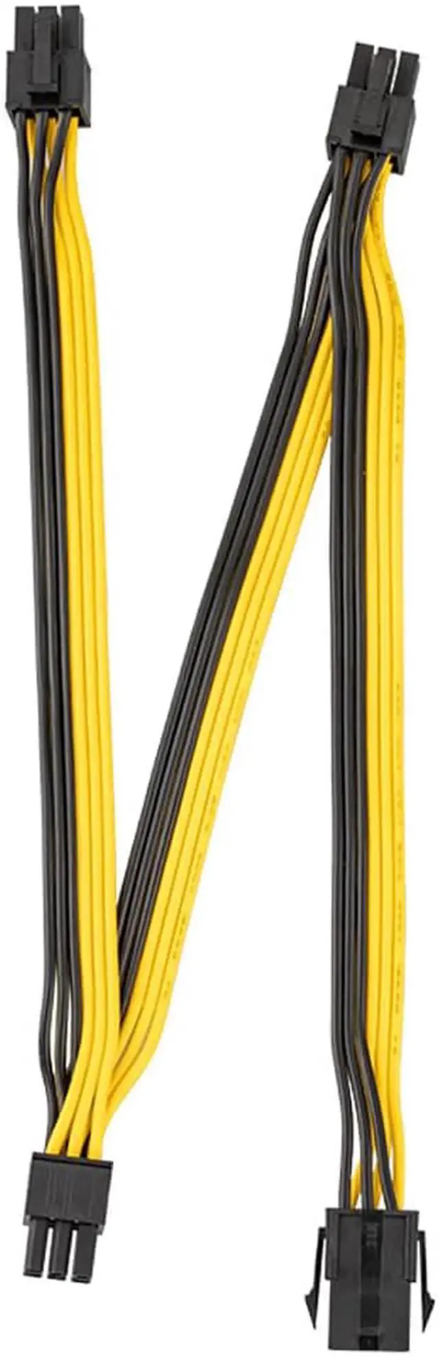 Alt view image 4 of 6 - PCI Express 6Pin Female to 3 6 Pin Male PCI-E PCIe Extension Cable Power Supply Splitter for Graphics Video Card Adapter