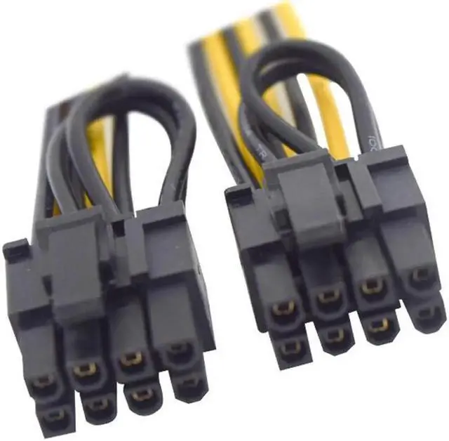 Alt view image 3 of 4 - 6pin to 2*8pin(6+2)pin for miner Molex 6 pin PCI E to 2*PCIe 8 (6+2) pin Graphics Video Card PCI-e VGA Splitter Hub Power Cable